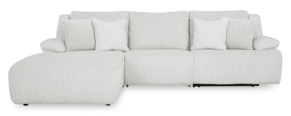 Ashley Top Tier 3-Piece Reclining Sectional Sofa Chaise