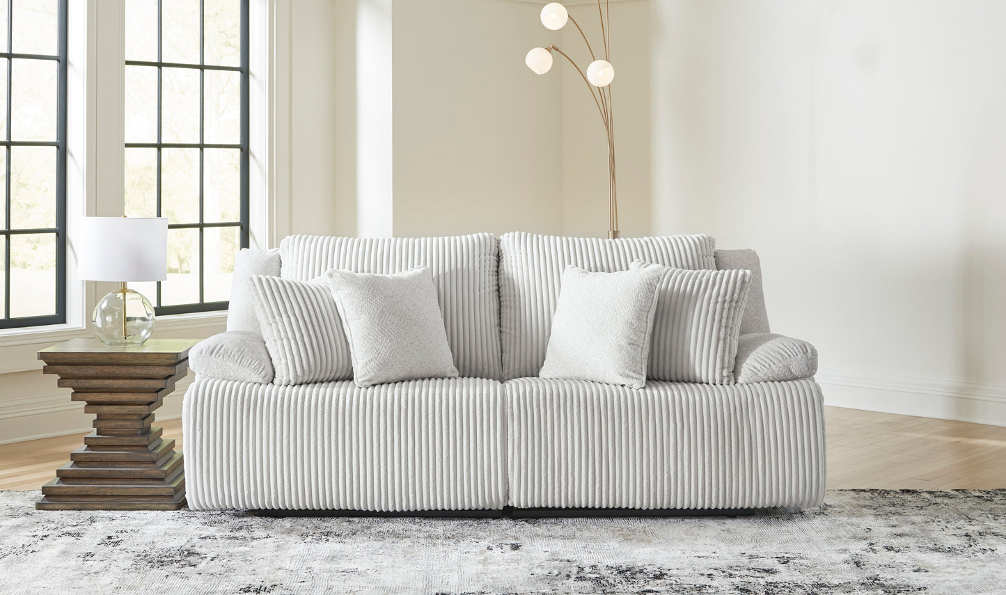 Ashley Top Tier 2-Piece Reclining Sectional Loveseat