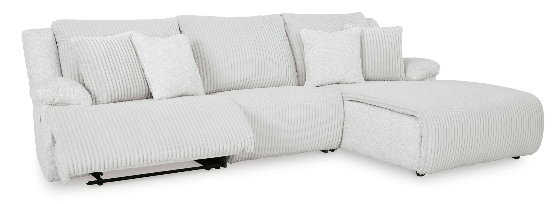 Ashley Top Tier 3-Piece Reclining Sectional Sofa Chaise