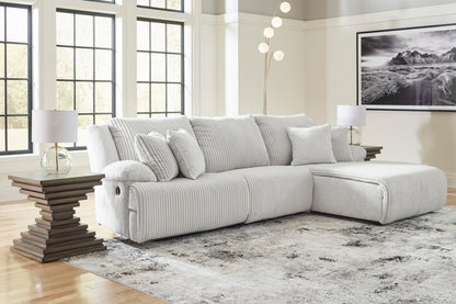 Ashley Top Tier 3-Piece Reclining Sectional Sofa Chaise