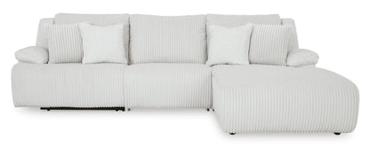 Ashley Top Tier 3-Piece Reclining Sectional Sofa Chaise