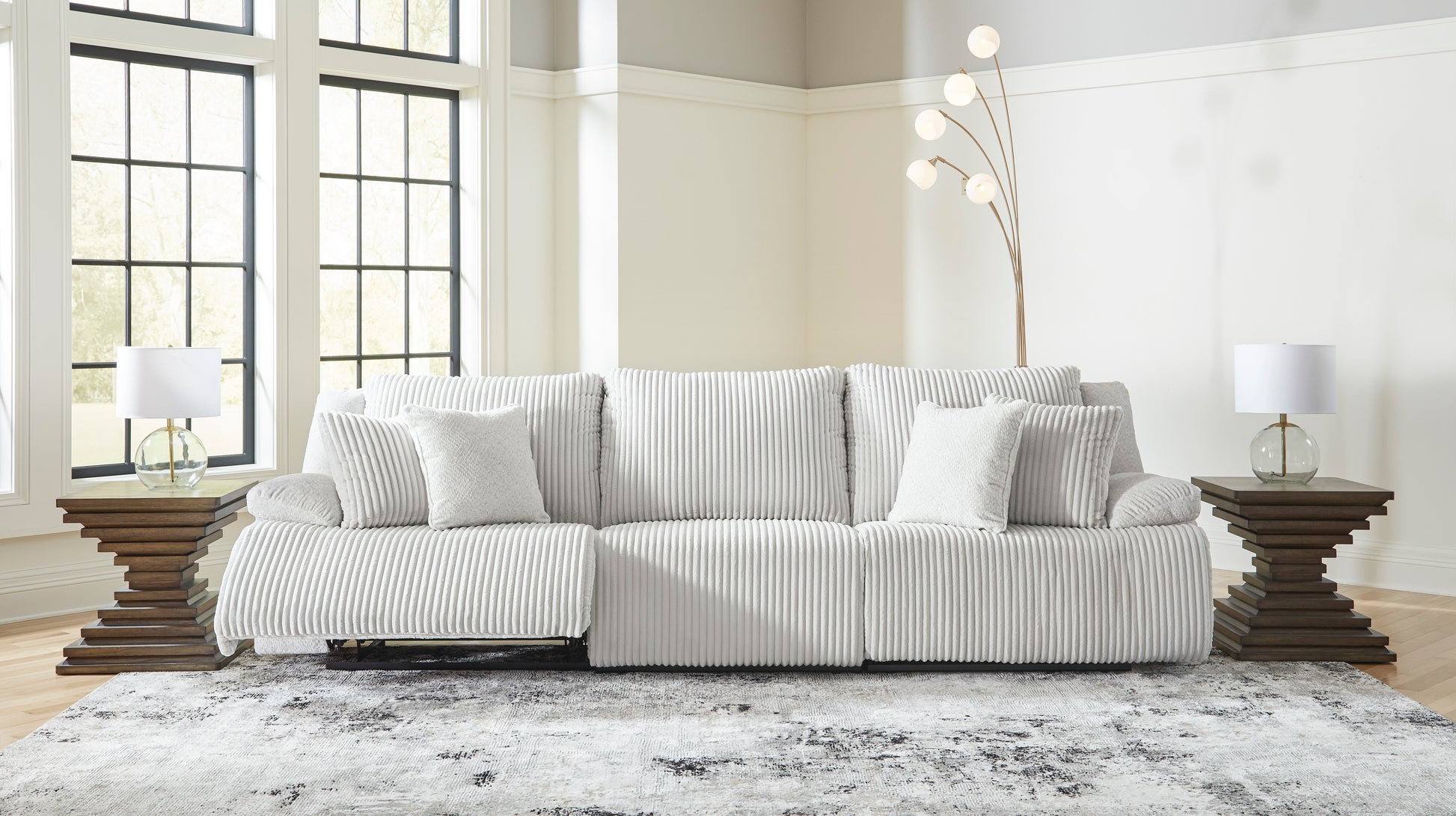 Ashley Top Tier 3-Piece Reclining Sectional Sofa