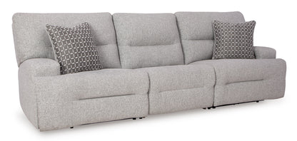 Ashley Acklen Place 3-Piece Next-Gen Nuvella™ Performance Fabric Dual Power Reclining Modular Sofa