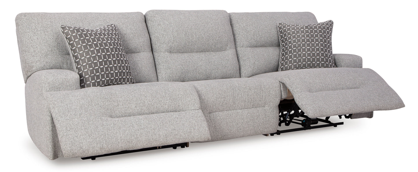 Ashley Acklen Place 3-Piece Next-Gen Nuvella™ Performance Fabric Dual Power Reclining Modular Sofa