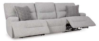 Ashley Acklen Place 3-Piece Next-Gen Nuvella™ Performance Fabric Dual Power Reclining Modular Sofa