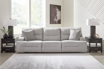Ashley Acklen Place 3-Piece Next-Gen Nuvella™ Performance Fabric Dual Power Reclining Modular Sofa