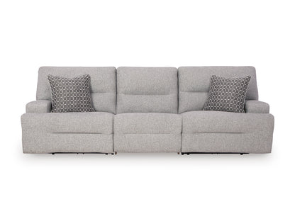 Ashley Acklen Place 3-Piece Next-Gen Nuvella™ Performance Fabric Dual Power Reclining Modular Sofa