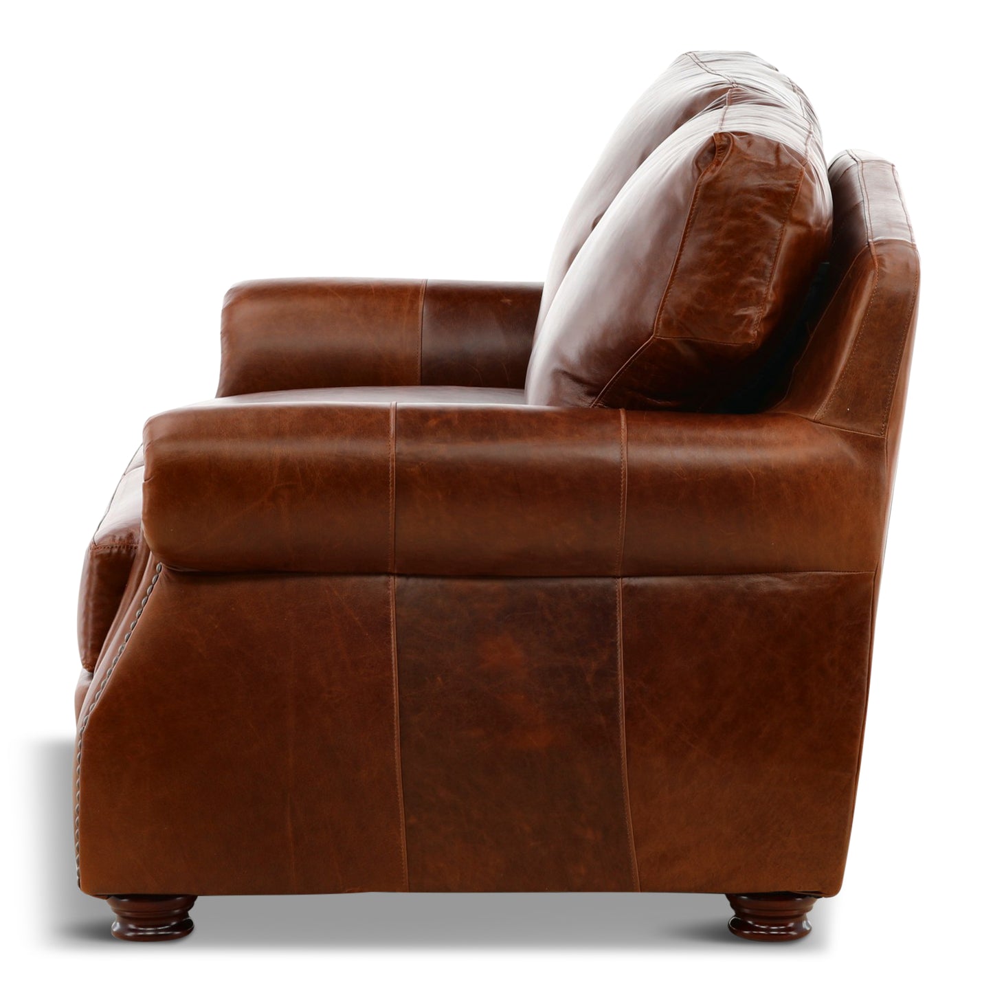Renan Leather Loveseat