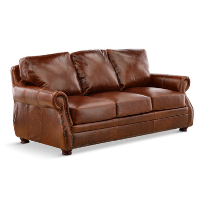Renan Leather Sofa