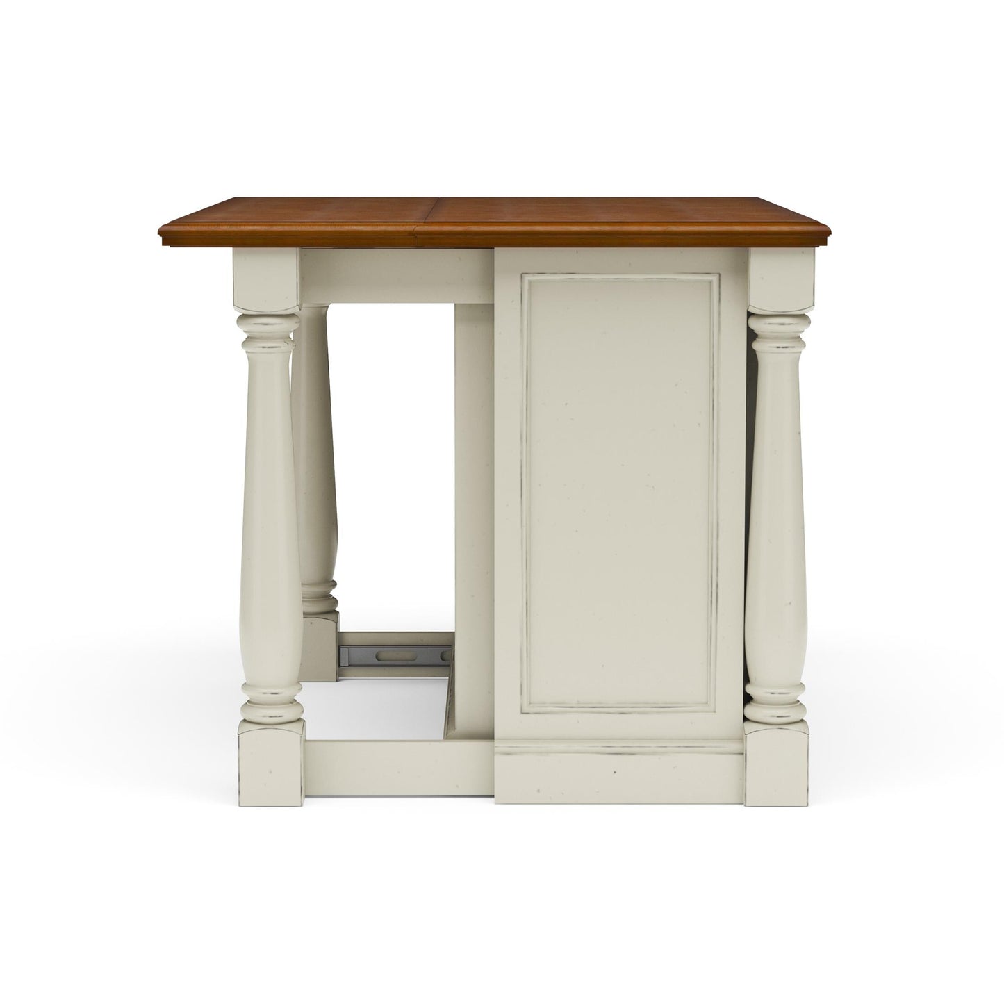 Monarch Kitchen Wood Top Island