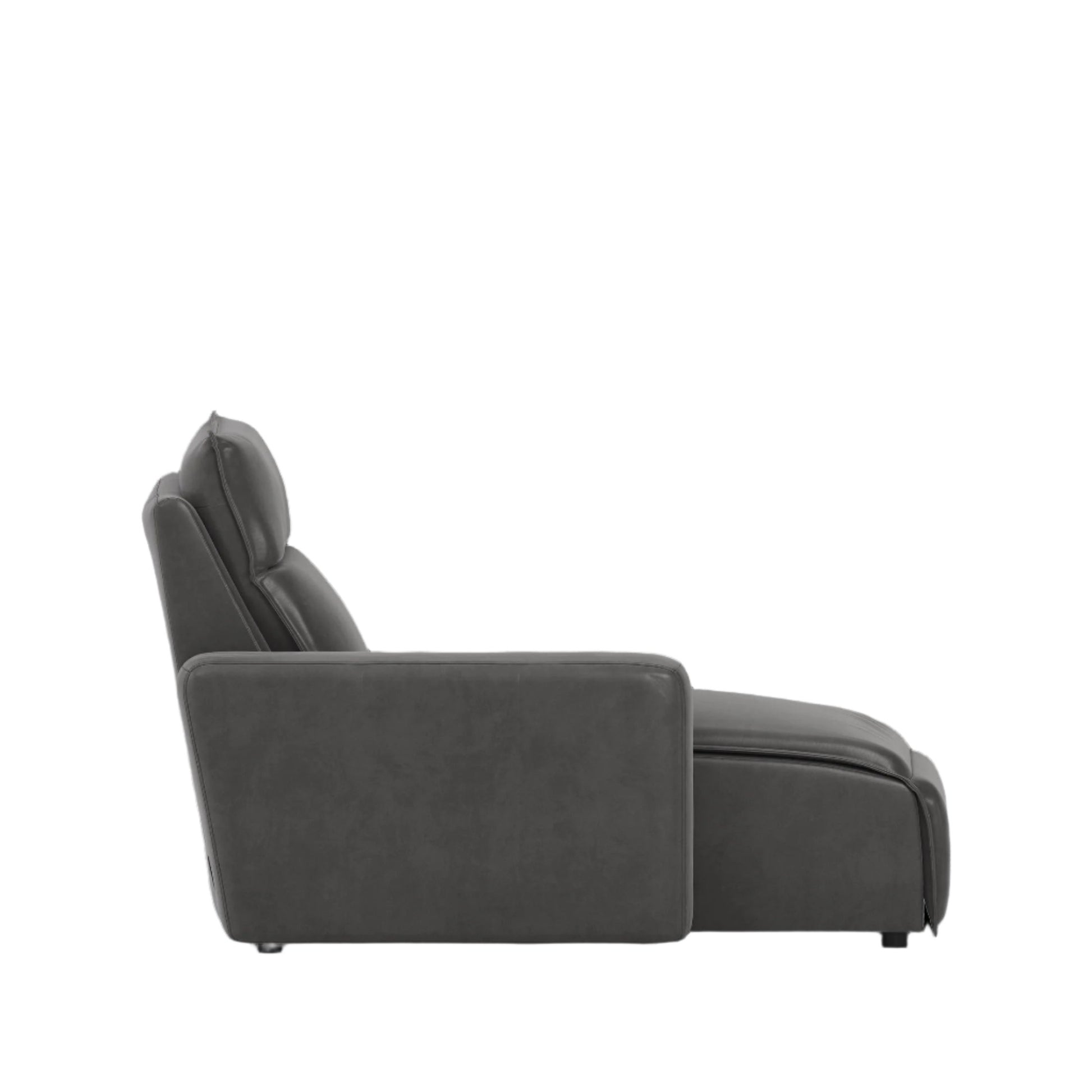 Modular Two Left Arm Facing Power Chaise - Charcoal