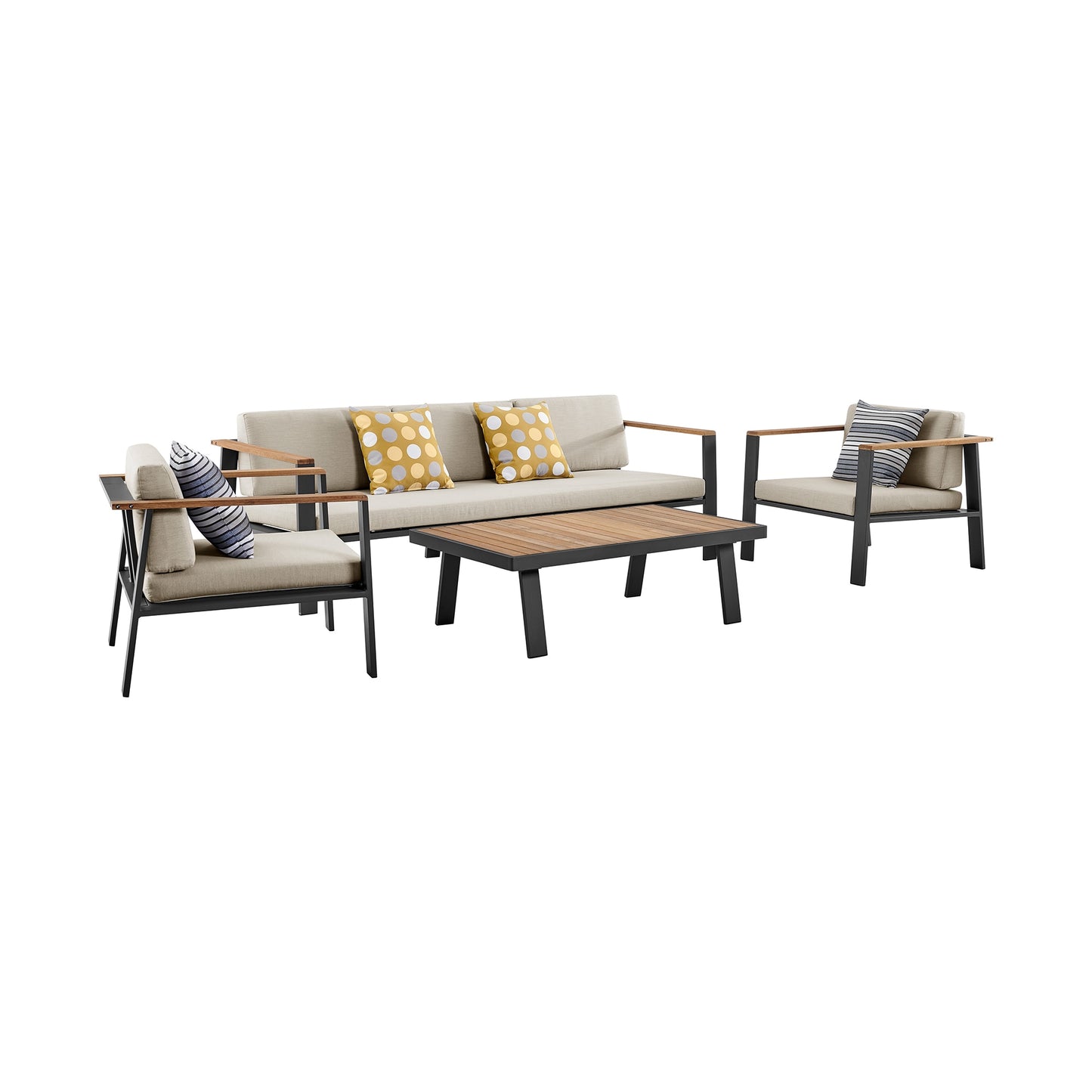 Nofi 4-Piece Outdoor Patio Set