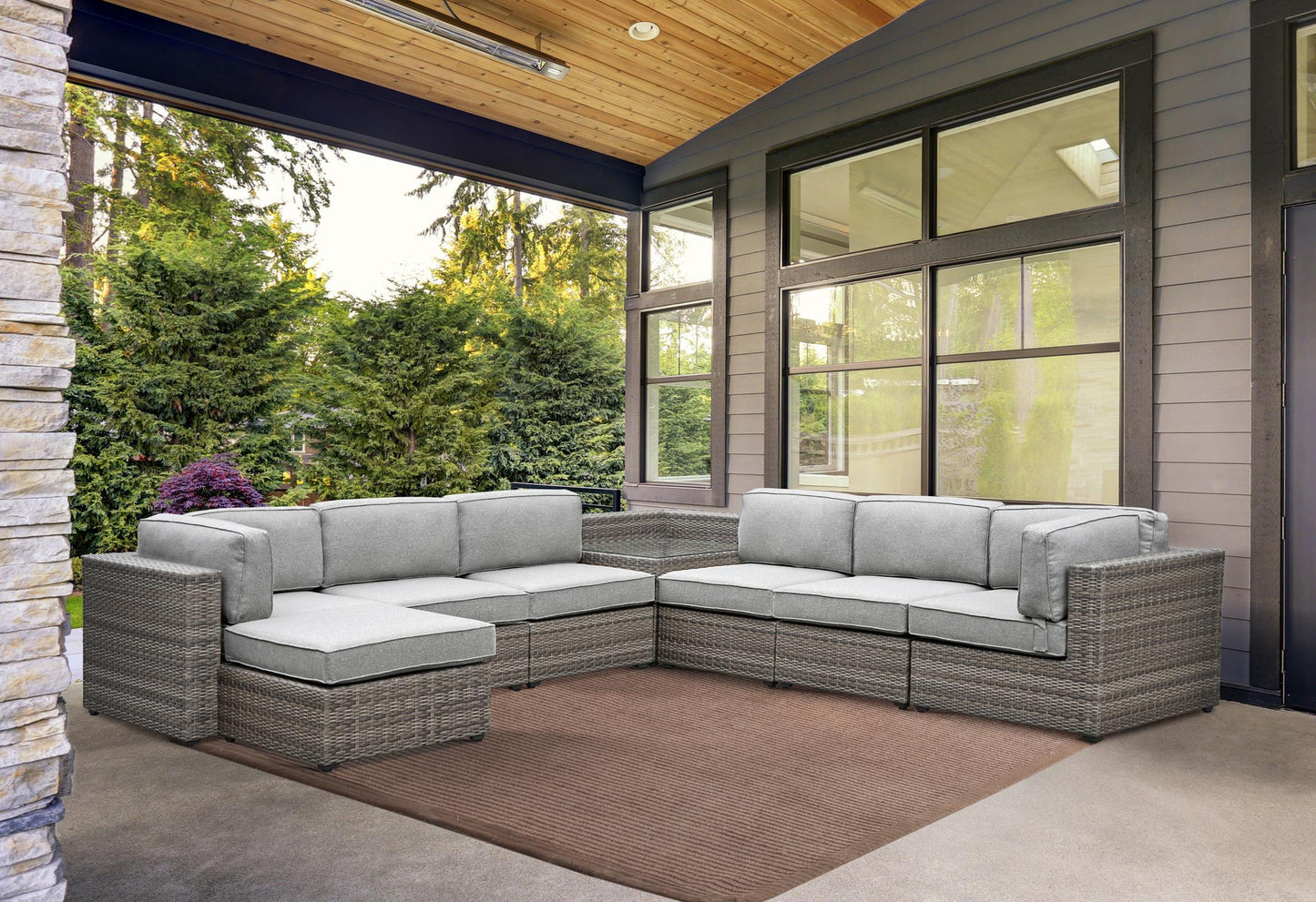 Sunset Road 7-Piece Outdoor Sectional