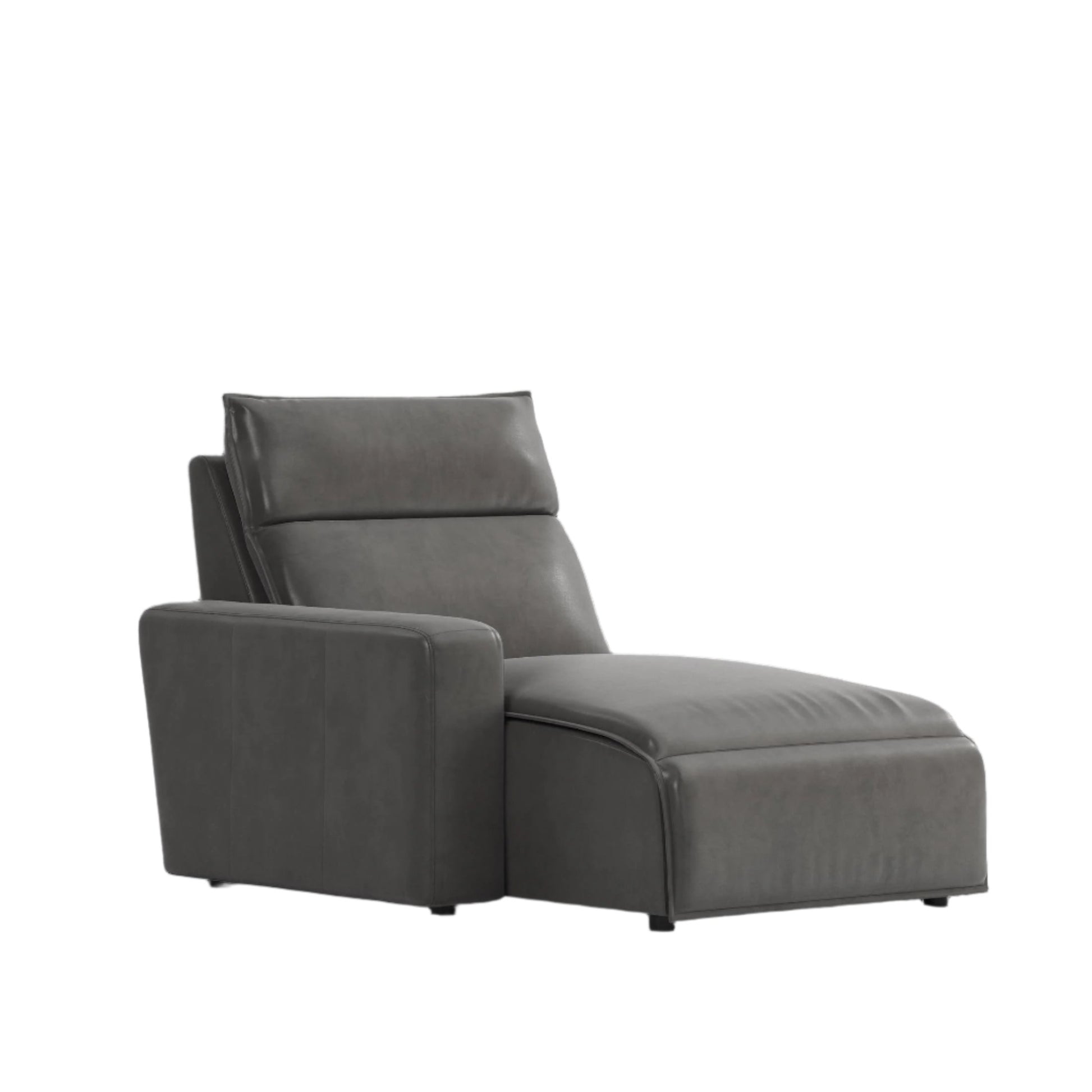 Modular Two Left Arm Facing Power Chaise - Charcoal