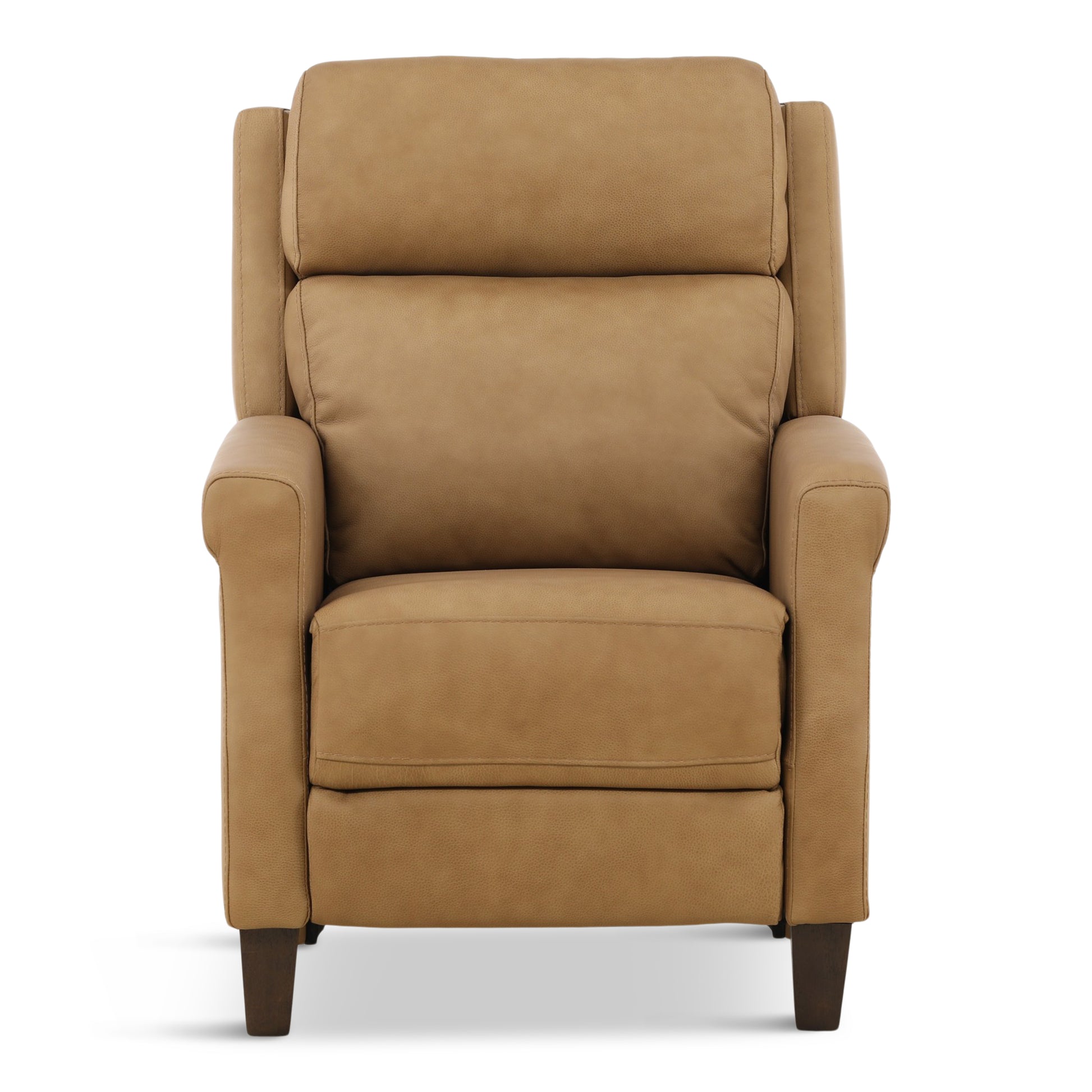 Doersten Leather Power Hi-Leg Zero Gravity Recliner Light Brown