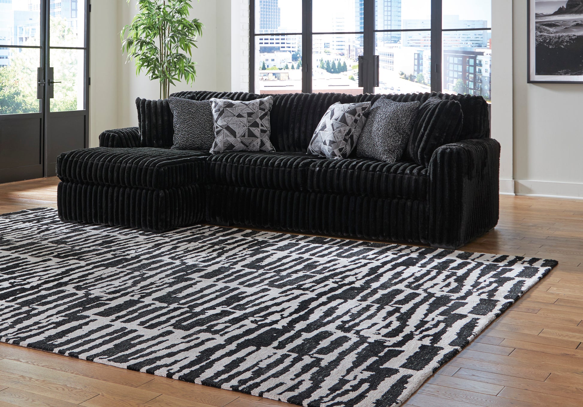 Ashley Midnight-Madness 2-Piece Sofa with Chaise