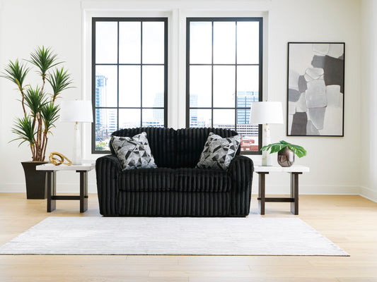 Ashley Midnight-Madness Loveseat - alternate view
