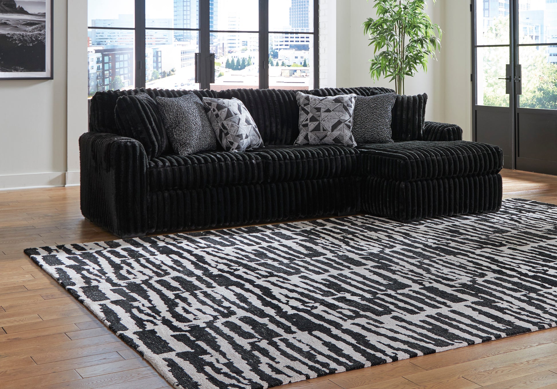 Ashley Midnight-Madness 2-Piece Sofa with Chaise