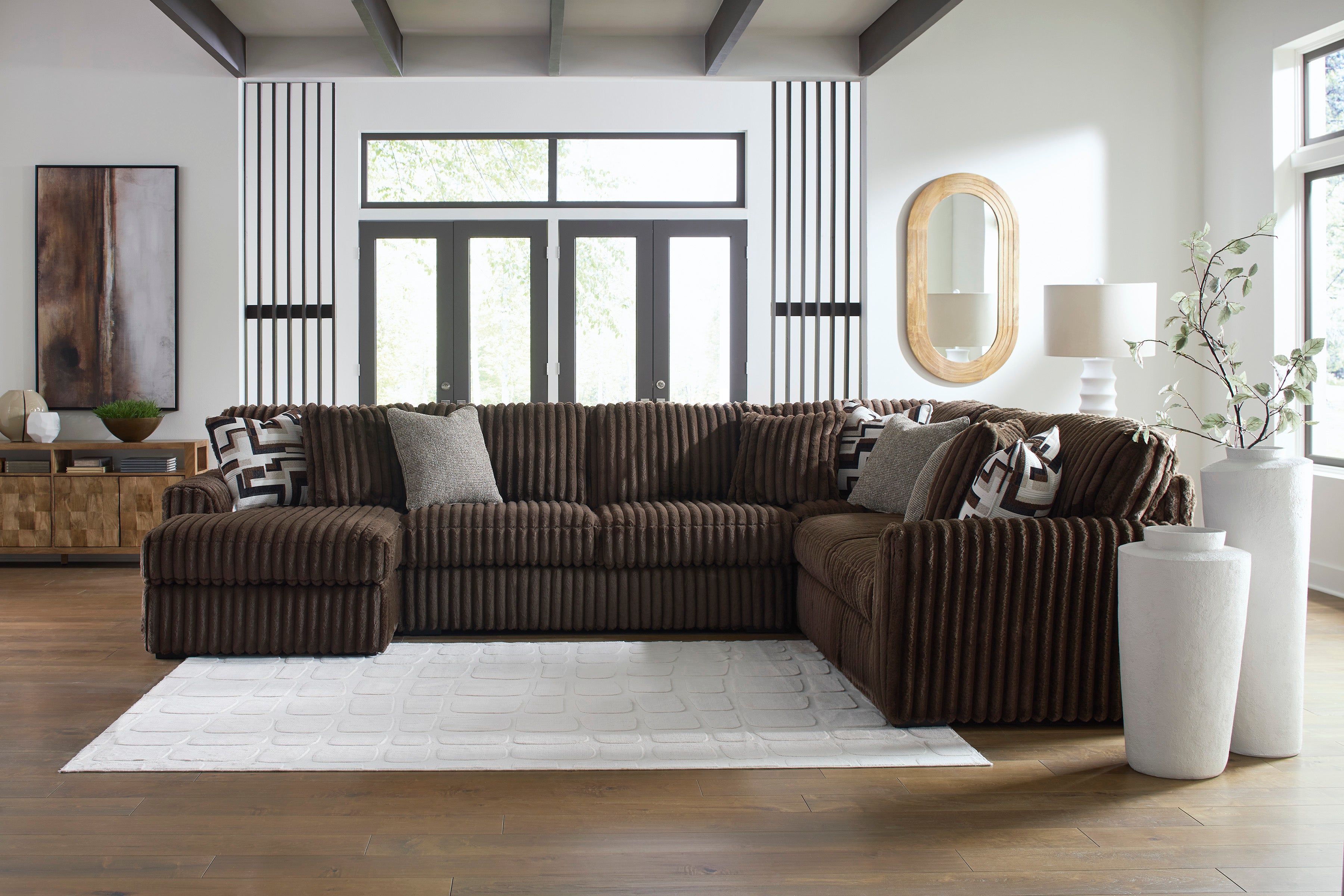 Ashley Midnight-Madness 4-Piece Sectional with Chaise – Levin
