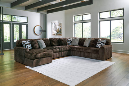 Ashley Midnight-Madness 6-Piece Sectional with Chaise
