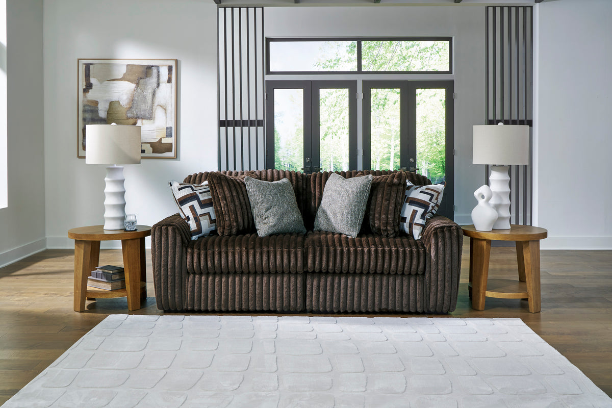 Ashley Midnight-Madness 2-Piece Sectional Sofa Chocolate
