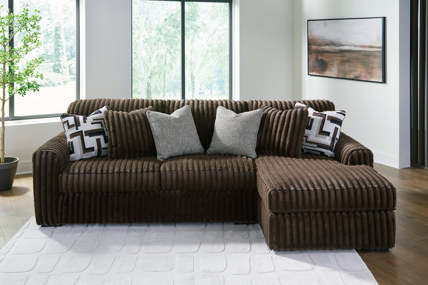 Ashley Midnight-Madness 2-Piece Sofa with Chaise