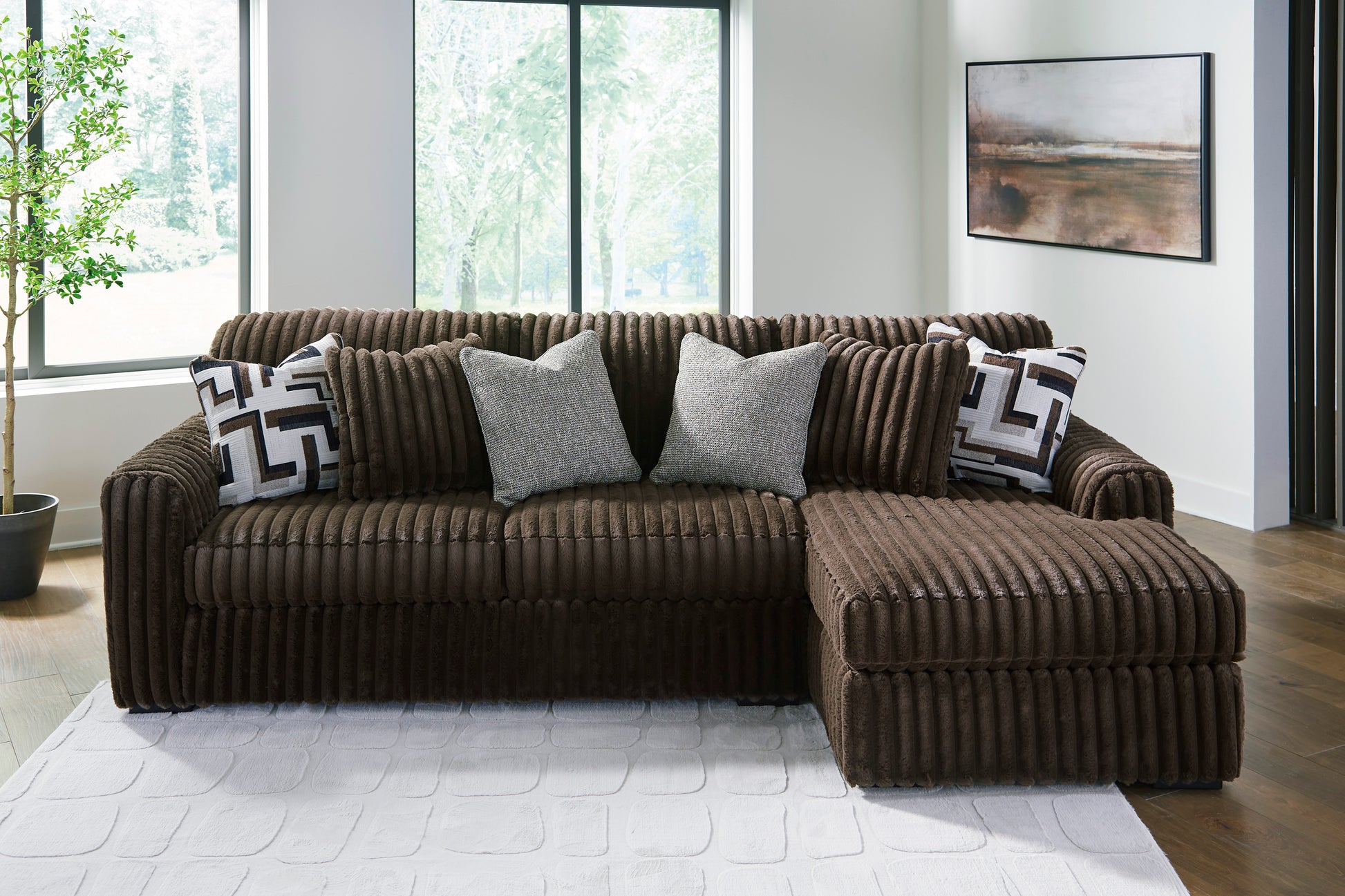 Ashley Midnight-Madness 2-Piece Sofa with Chaise
