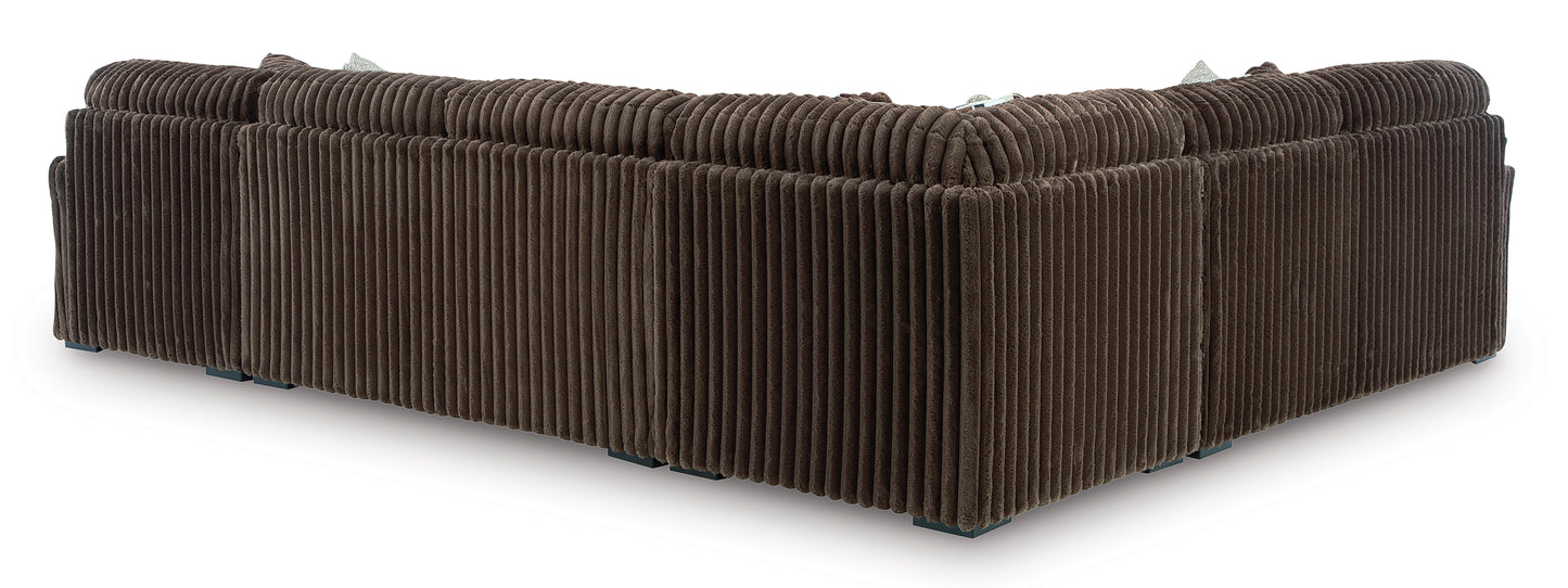Ashley Midnight-Madness 4-Piece Sectional with Chaise