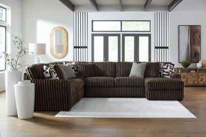 Ashley Midnight-Madness 4-Piece Sectional with Chaise