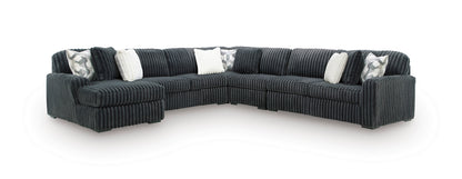 Ashley Midnight-Madness 5-Piece Sofa Sectional with Chaise