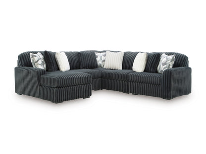 Ashley Midnight-Madness 5-Piece Sectional with Chaise