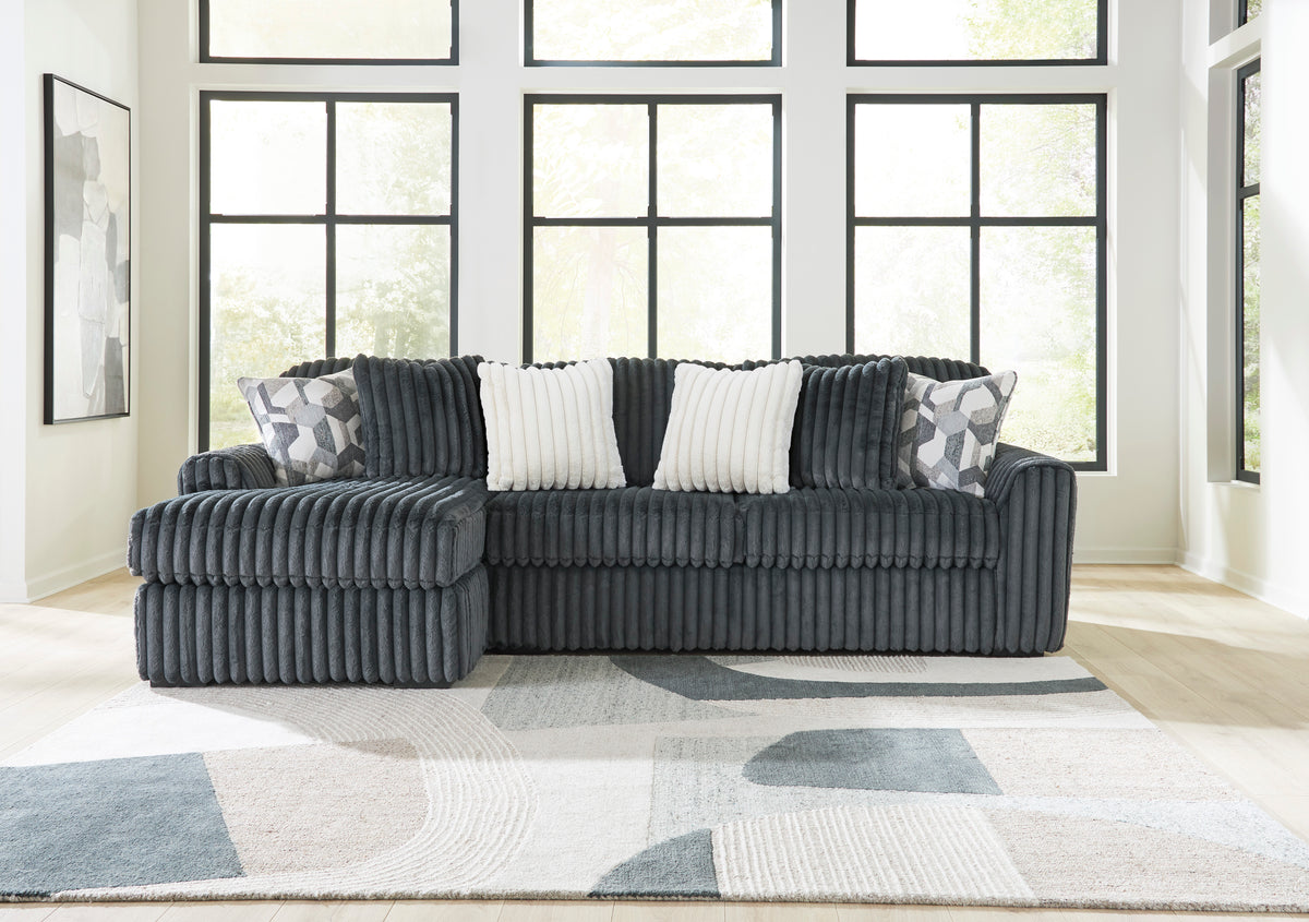 Ashley Midnight-Madness 2-Piece Sofa with Chaise