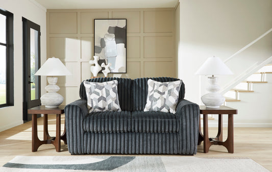 Ashley Midnight-Madness Loveseat - alternate view