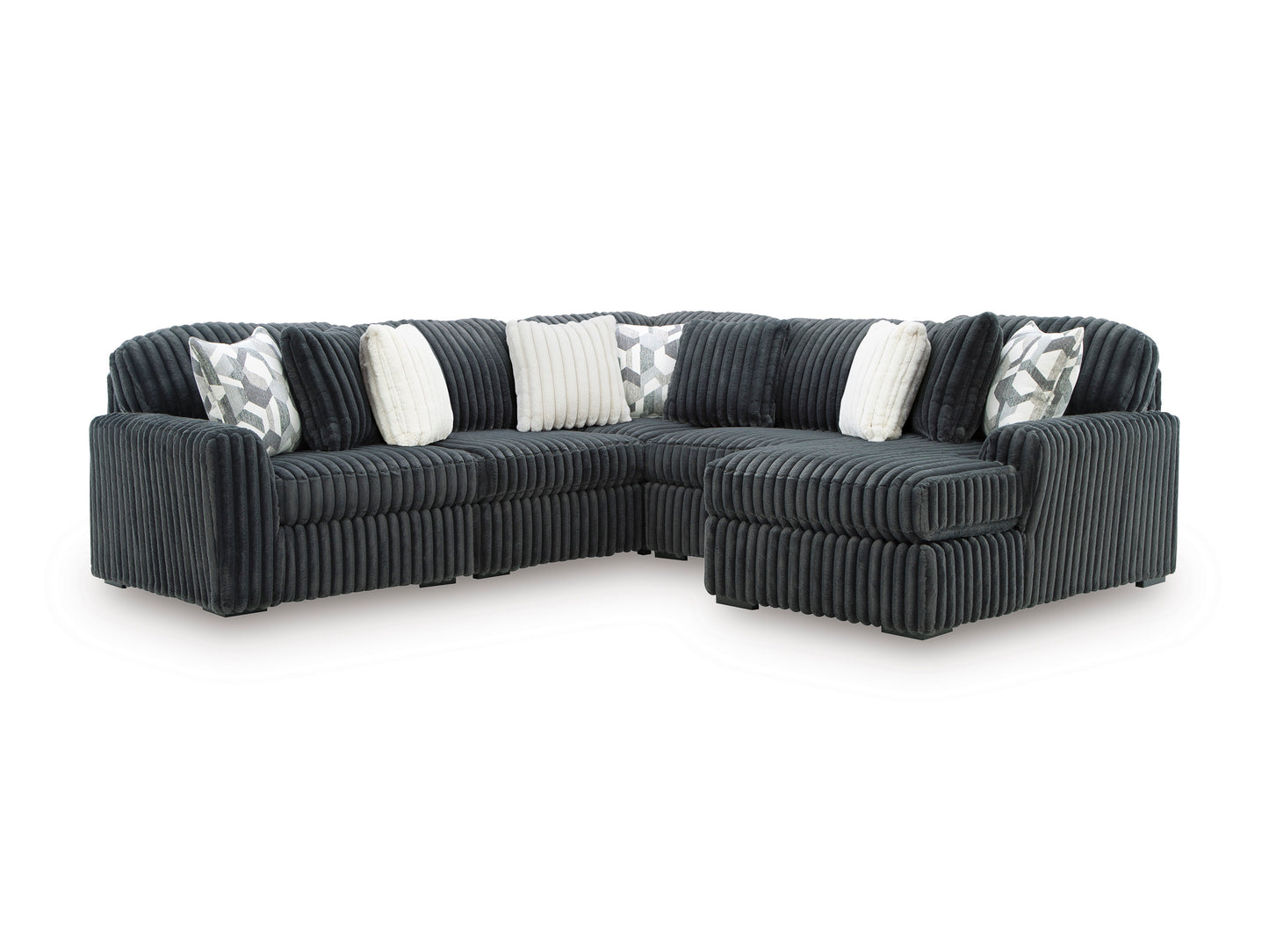 Ashley Midnight-Madness 5-Piece Sectional with Chaise