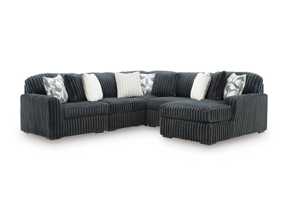 Ashley Midnight-Madness 5-Piece Sectional with Chaise