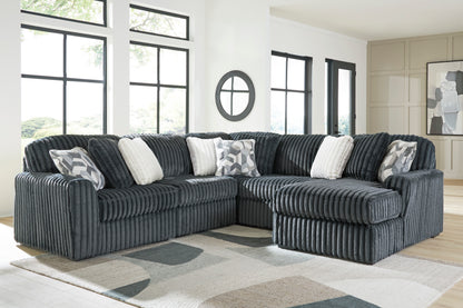 Ashley Midnight-Madness 5-Piece Sectional with Chaise
