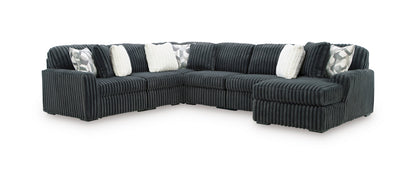 Ashley Midnight-Madness 6-Piece Sectional with Chaise