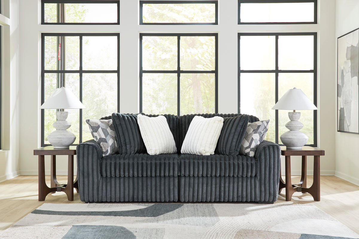 Ashley Midnight-Madness 2-Piece Sectional Sofa Gunmetal