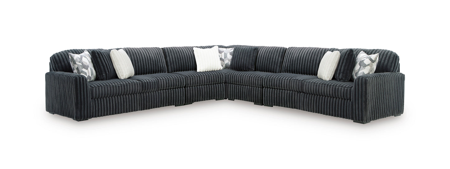 Ashley Midnight-Madness 5-Piece Sofa Sectional