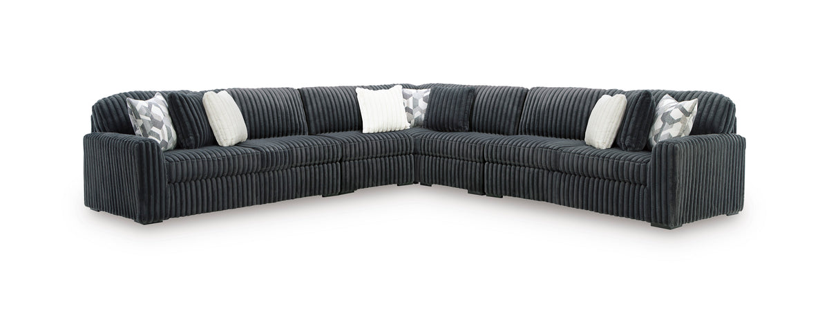 Ashley Midnight-Madness 5-Piece Sofa Sectional