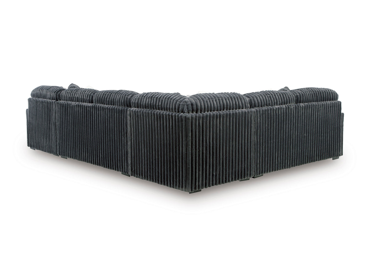 Ashley Midnight-Madness 4-Piece Sectional with Chaise