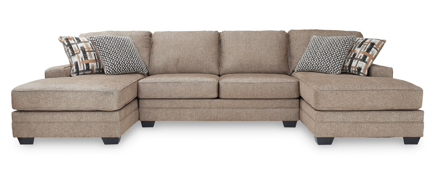 Cannonbrook 3-Piece Sectional with Double Chaise