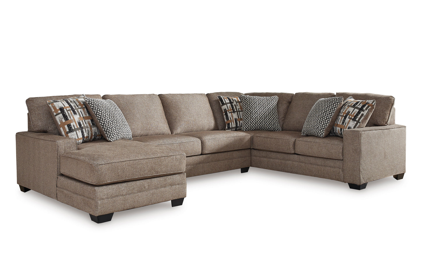 Cannonbrook 3-Piece Sectional with Chaise Left-Facing