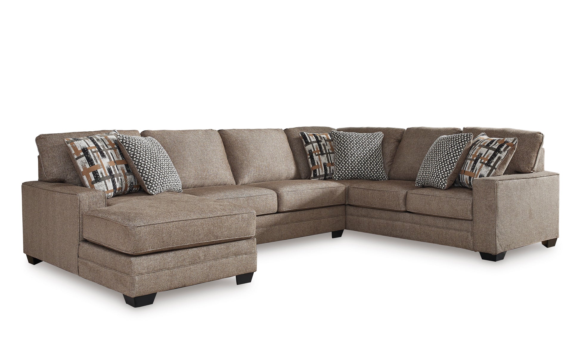 Cannonbrook 3-Piece Sectional with Chaise Left-Facing