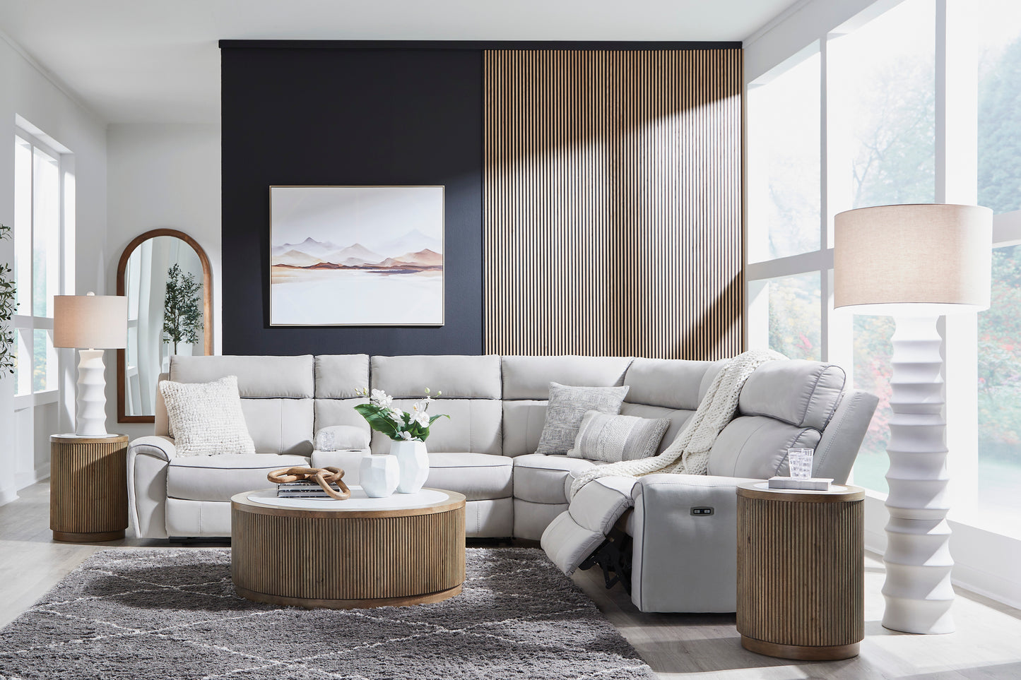 Grafton Pike 6-Piece Power Reclining Sectional