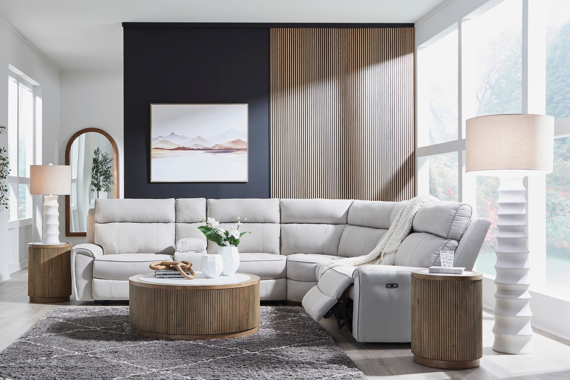 Grafton Pike 6-Piece Power Reclining Sectional