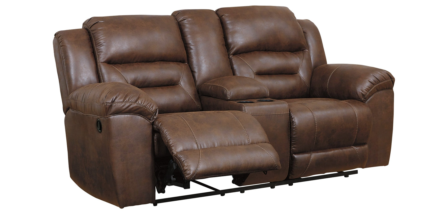 RECLINING CONSOLE LOVESEAT