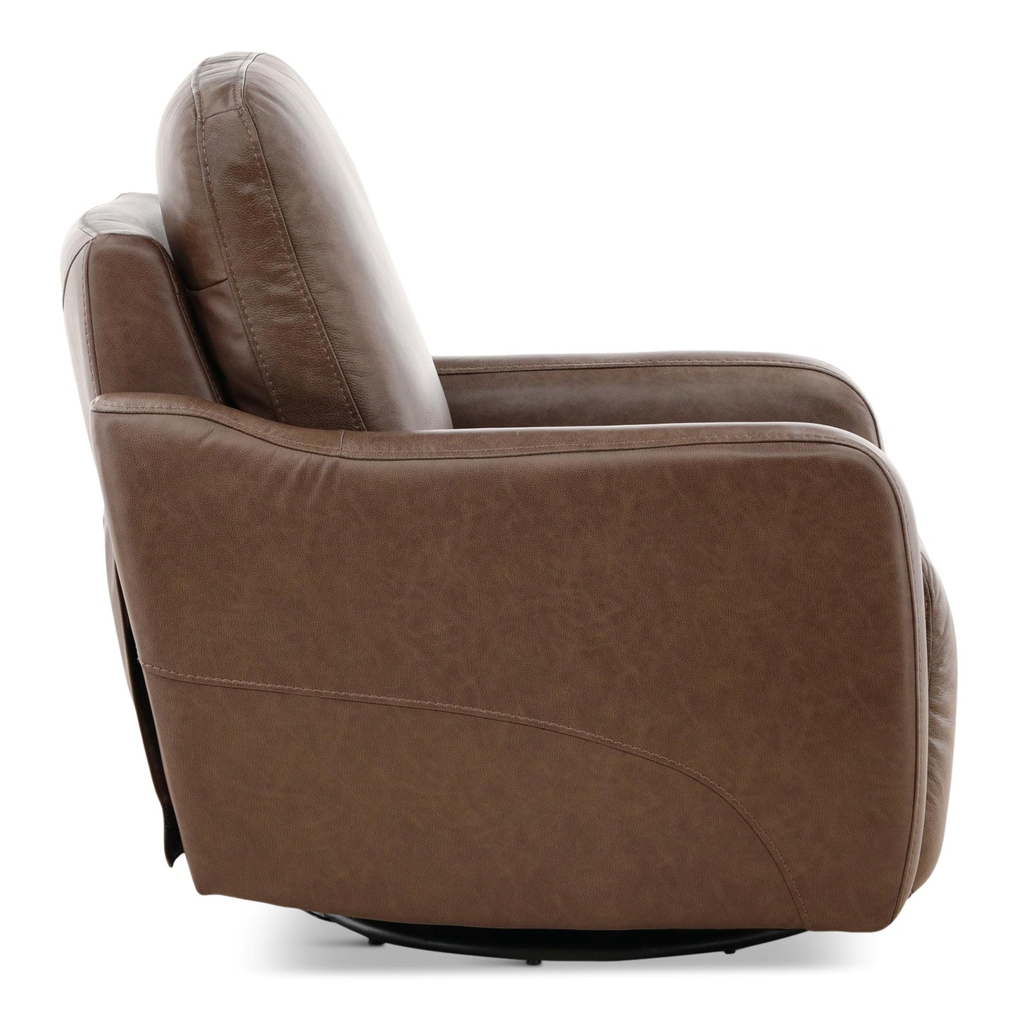 Brea Leather Power Swivel Recliner