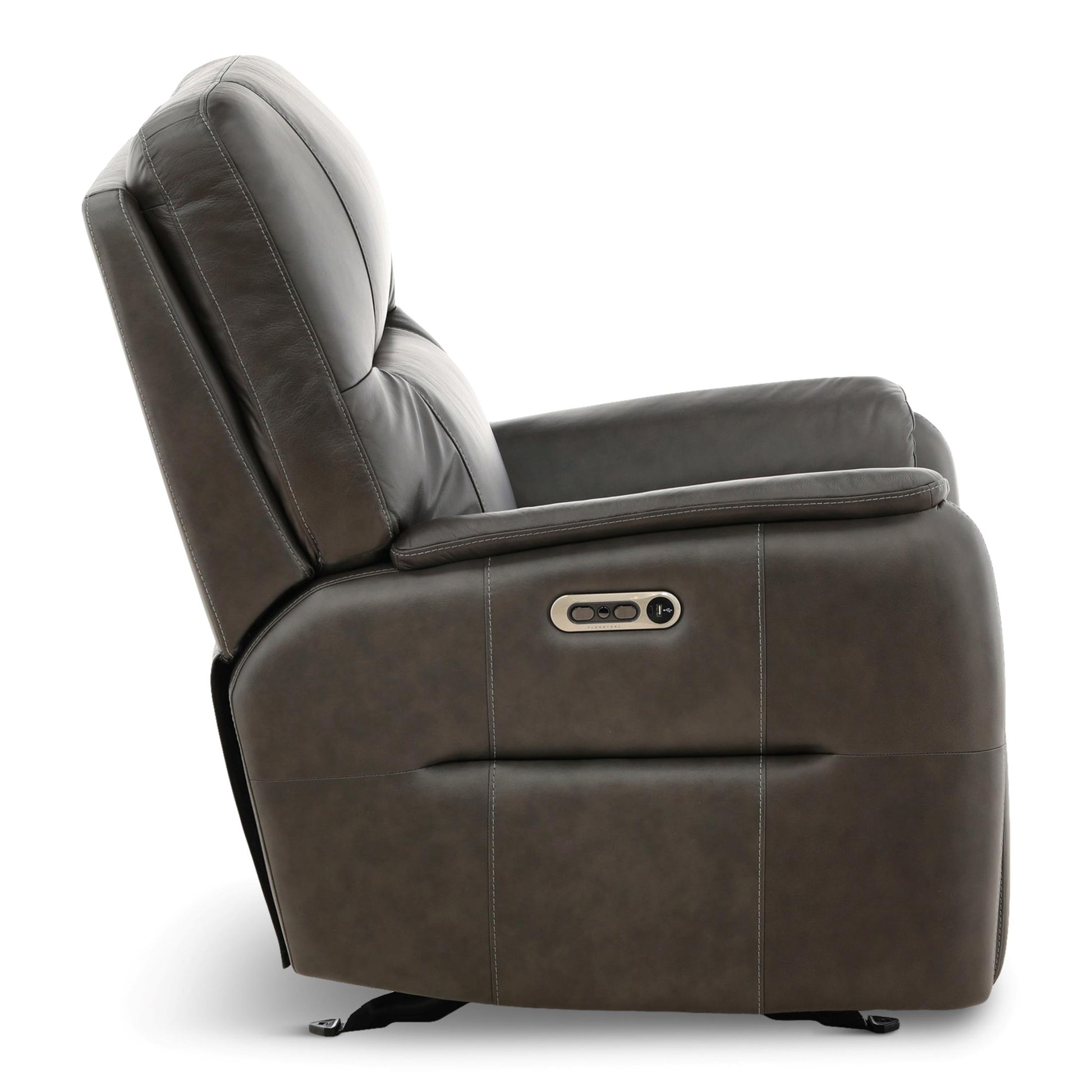 Walker Leather Gliding Power Recliner