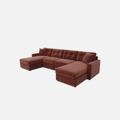 Modular One 4-Piece Sectional with Dual Chaise